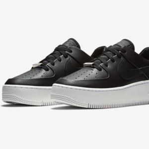 Nike Air Force 1 Sage Low 'Black & White'